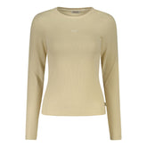Beige Cotton Women's T-Shirt